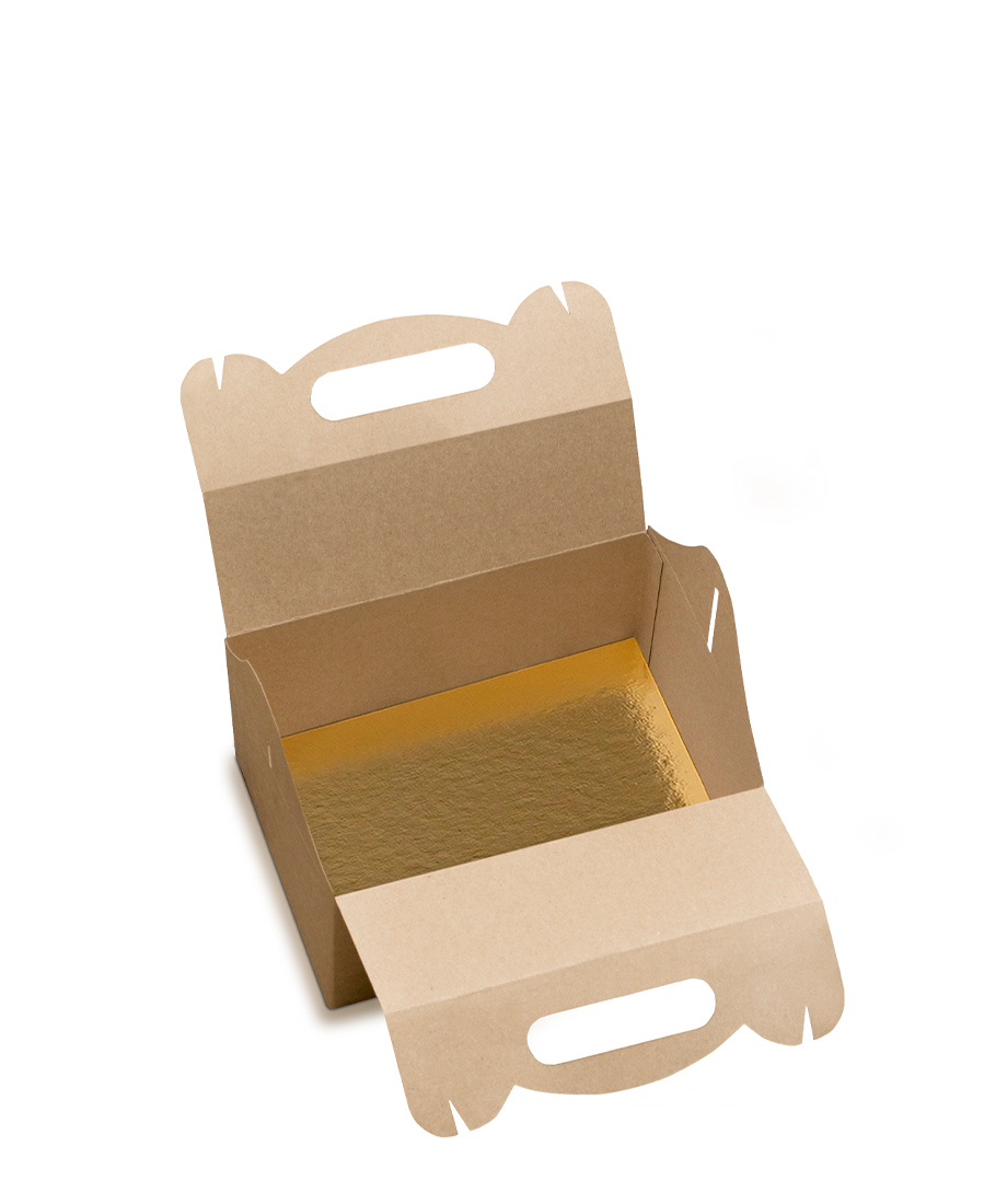 Pudełko na ciasto/tort ze złota wkładką (A) - obrazek 3